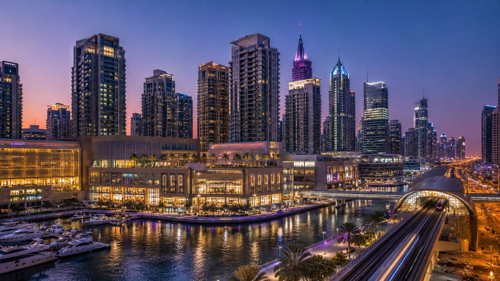 Dubai Marina Mall side