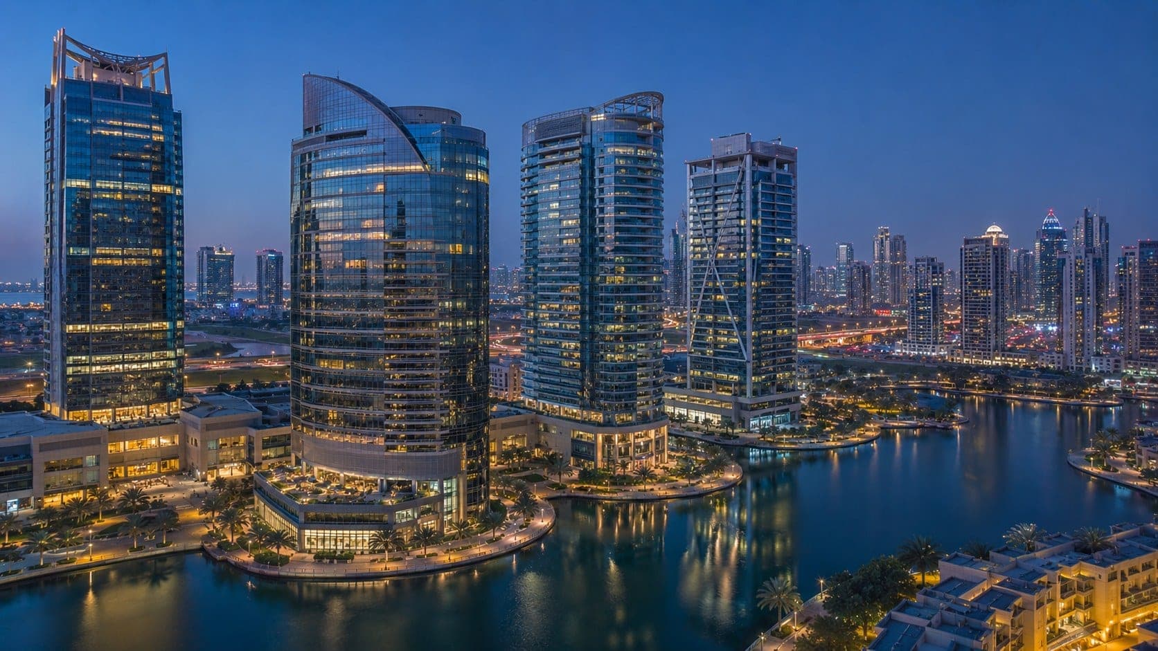 Jumeirah Bay & landmark towers