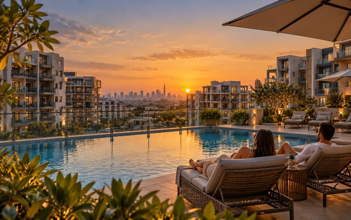 Apartments with pools and gyms