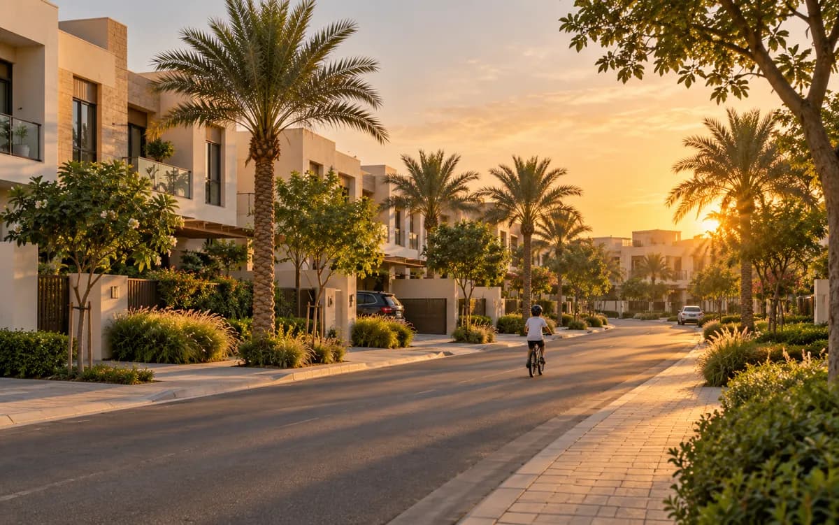 Townhouse and villa streets