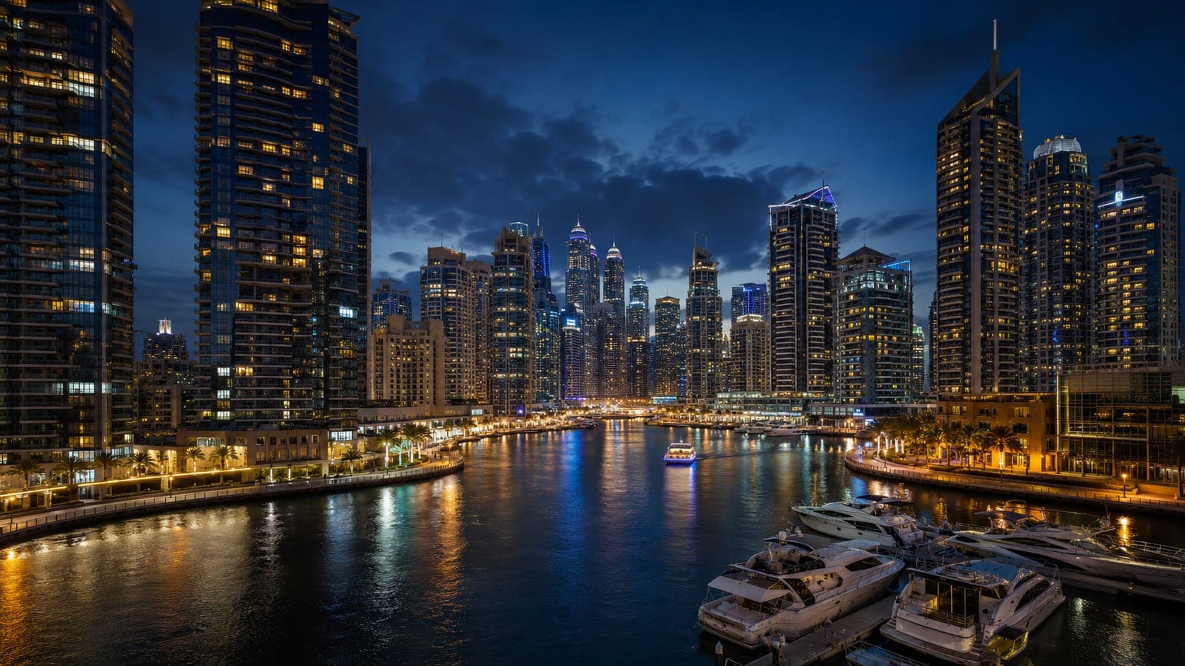 Apartments for Rent in Dubai Marina, area view in Dubai