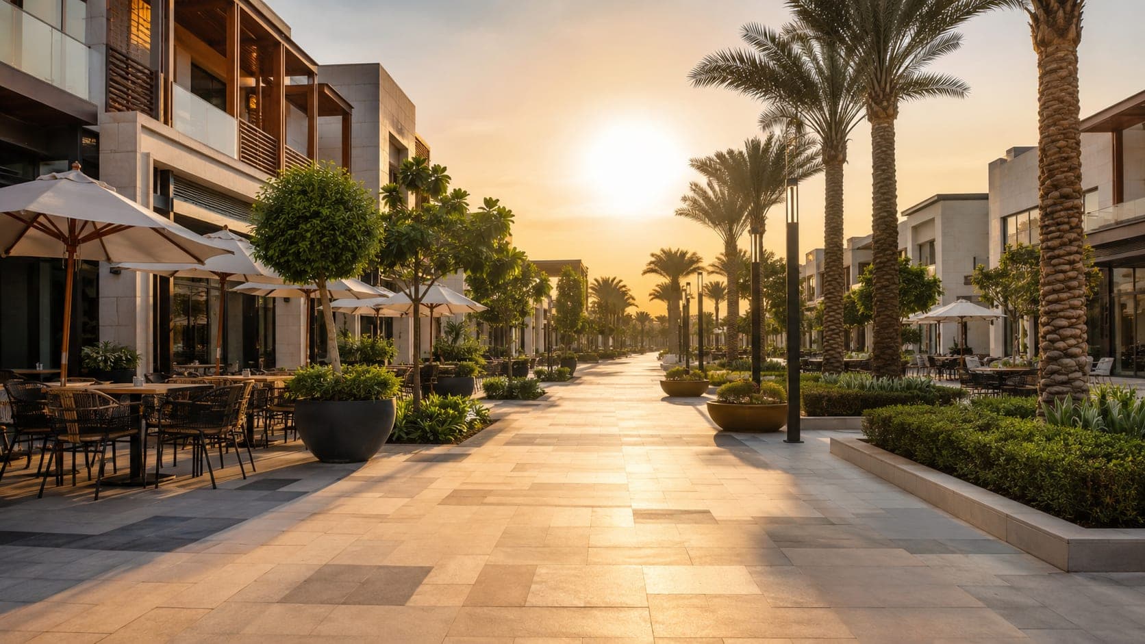 Shops and malls within reach