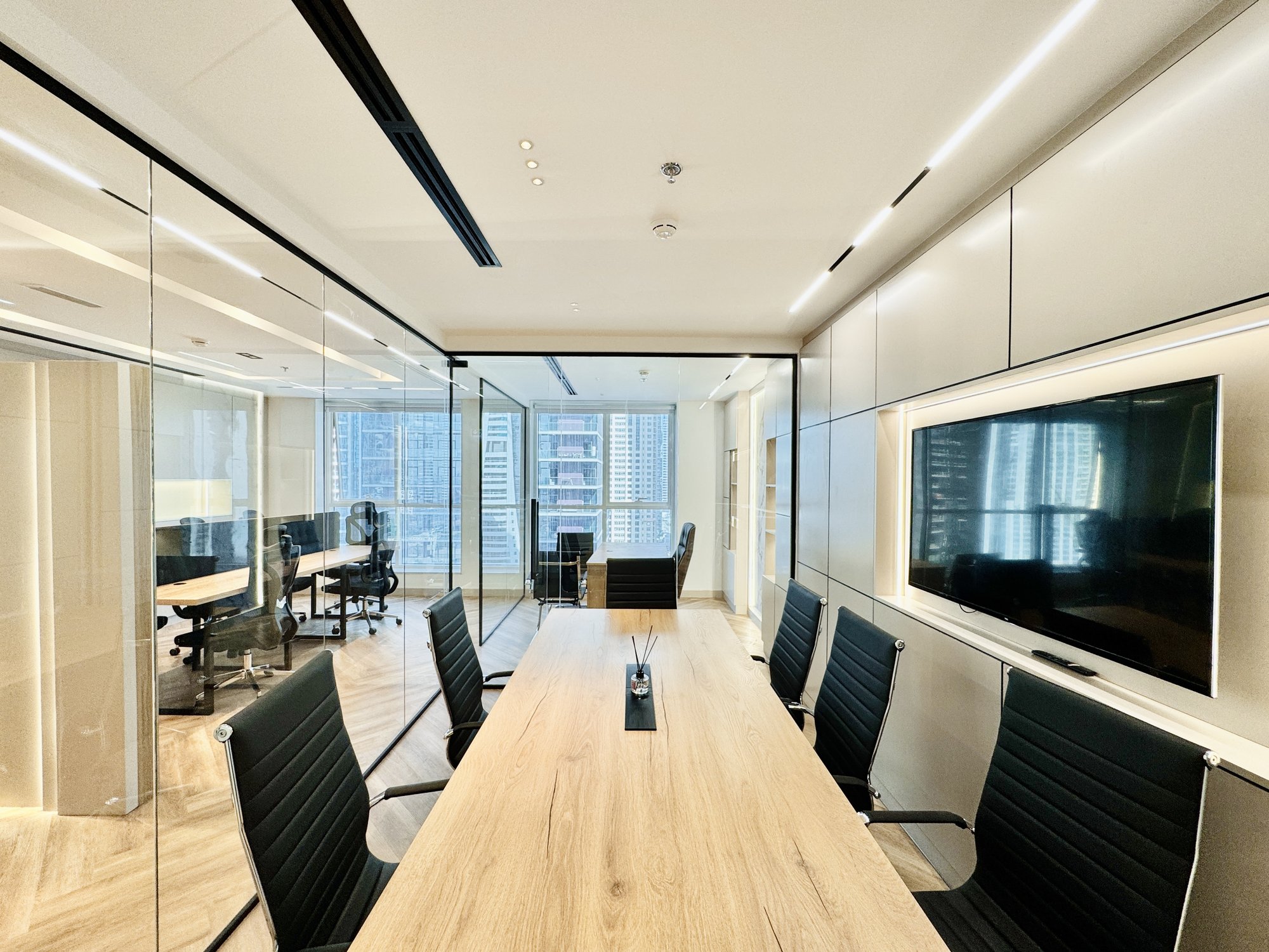Fully Fitted Office for Sale in Dubai star with Lake View, view 2