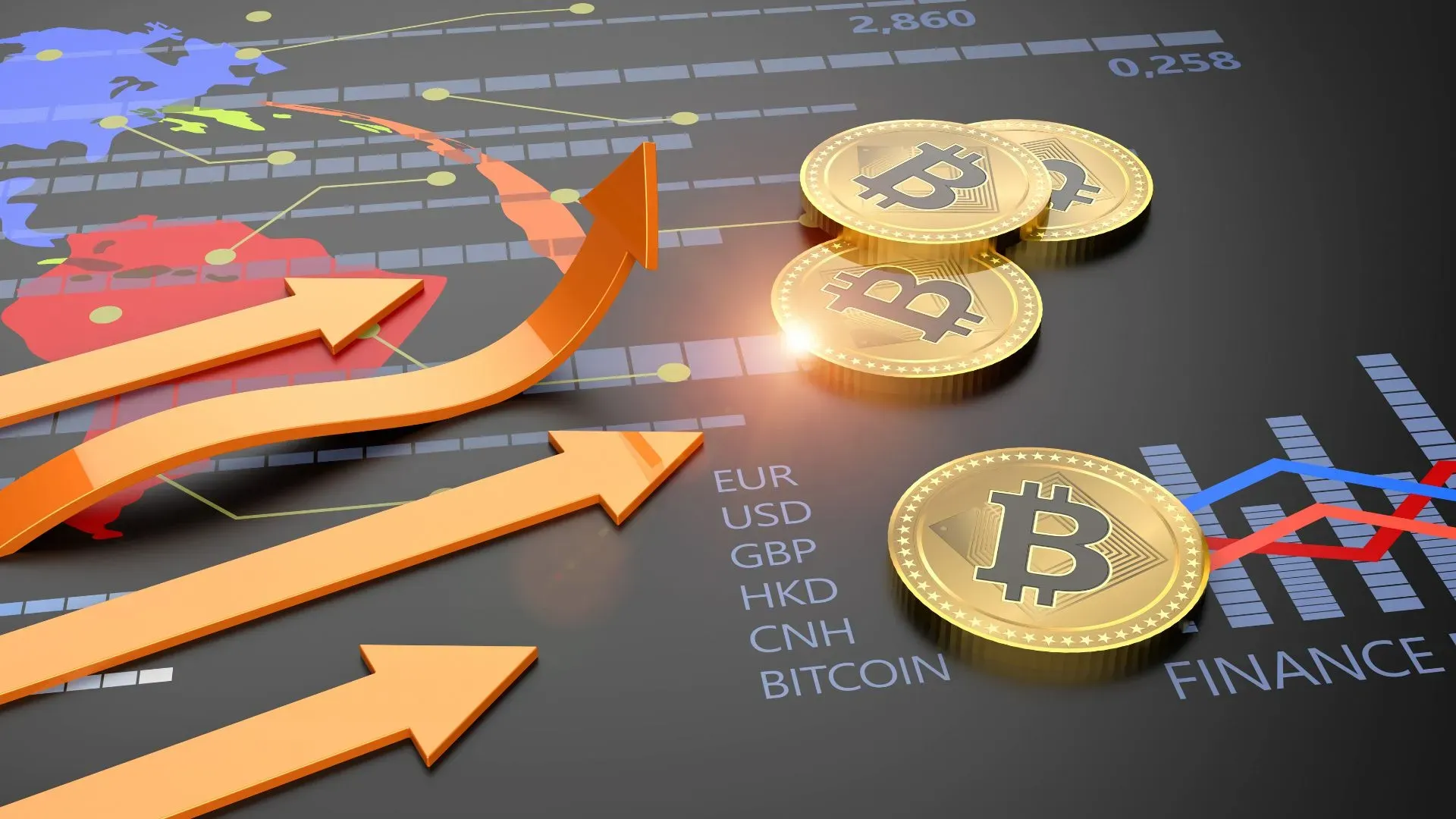 Bitcoin price chart showing growth trends relevant to Dubai real estate crypto investments