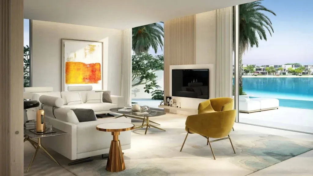 Palm Jebel Ali villa with private beach access