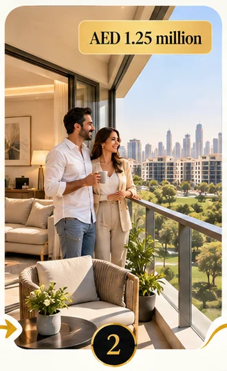 2. Around AED 1.25 million