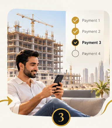Step 3: Instalments are paid as construction progresses