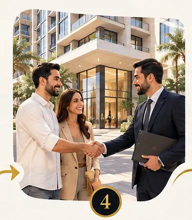Step 4: Completion and final payment: the buyer settles the remaining amount