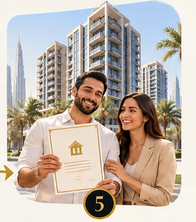 Step 5: Title deed issued to the buyer